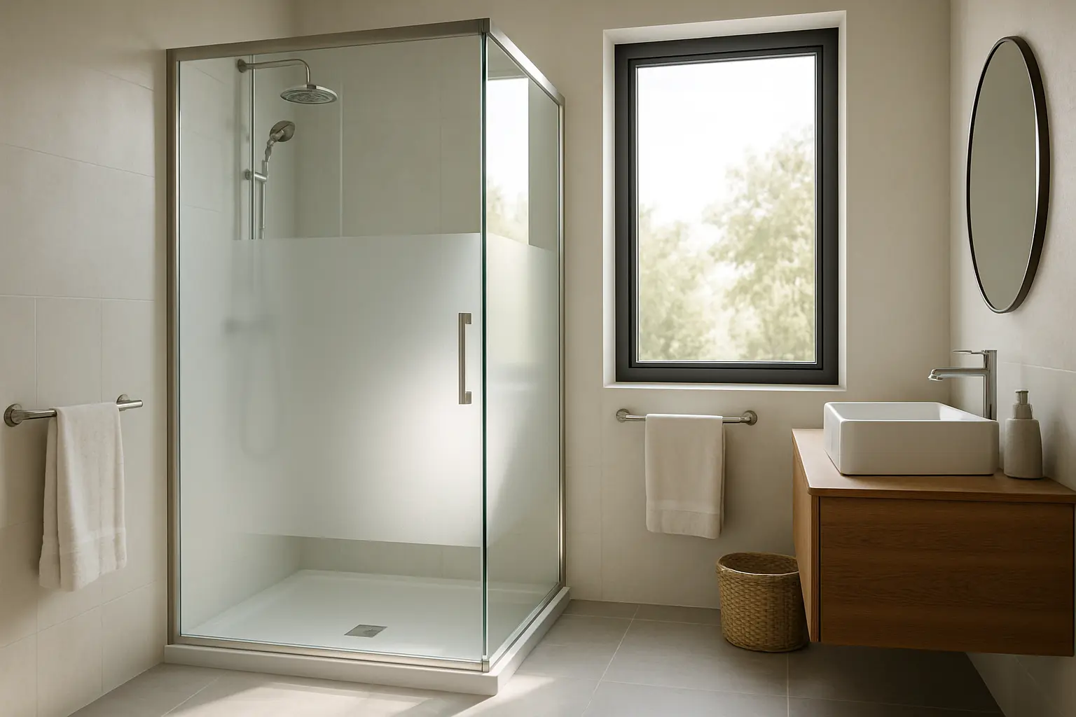 Duschkabinen Folie – Bild 2