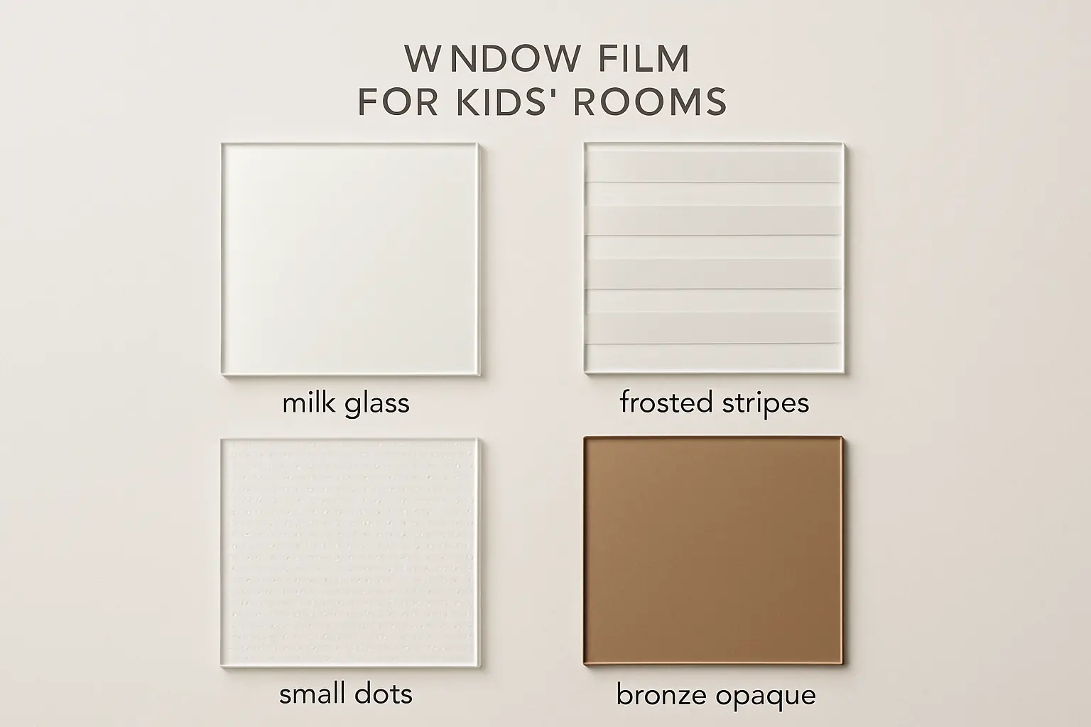 Fensterfolie Kinderzimmer Sichtschutz – Bild 3