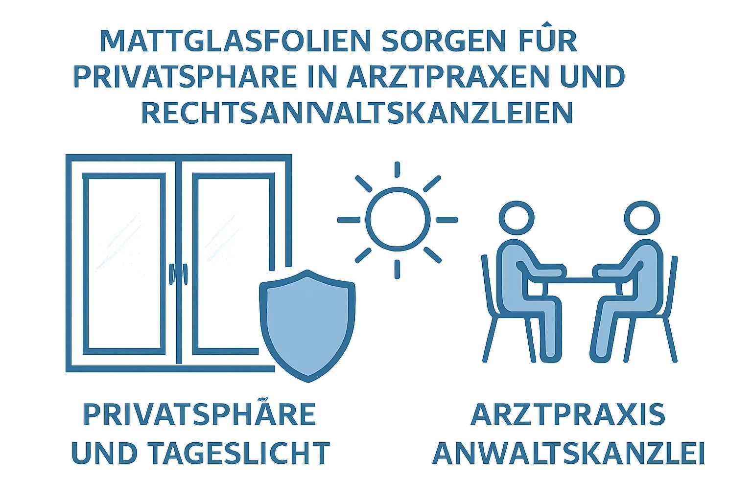 Welche Fensterfolien sind für Arztpraxen oder Kanzleien ideal um Diskretion zu Schaffen? – Bild 1