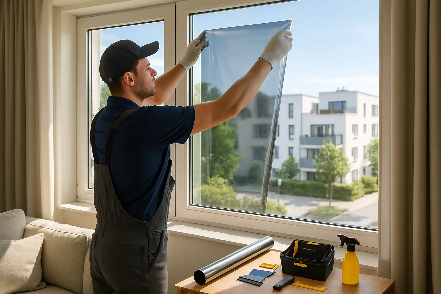 Wo kann ich Fensterfolien nach Maß mit Montage durch geschultes Personal buchen – Bild 2