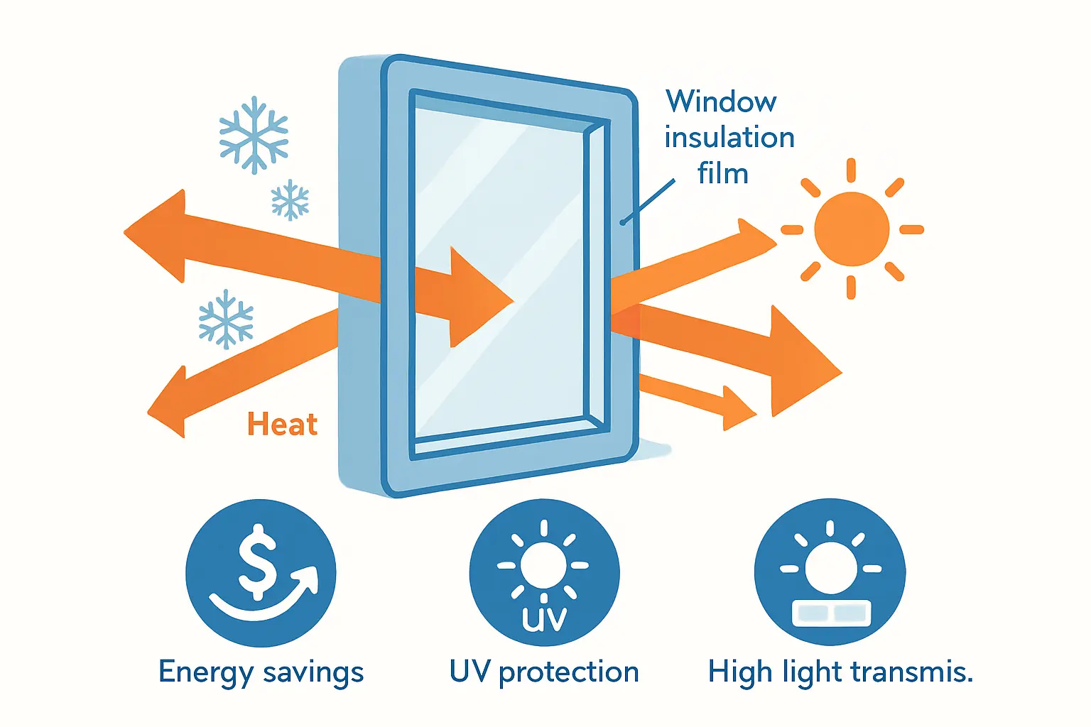 Fensterisolierfolie – Bild 1
