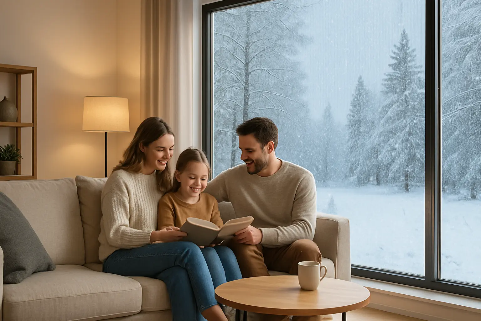 Große Fensterfront lässt Winterkälte ins Haus – Bild 2