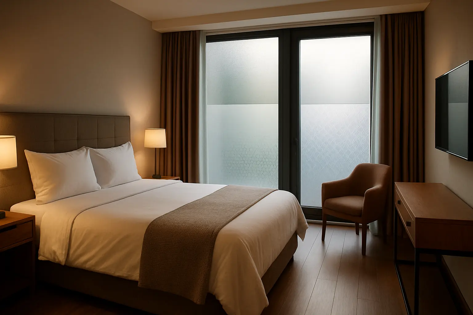 Hotelzimmer Design Sichtschutz – Bild 2