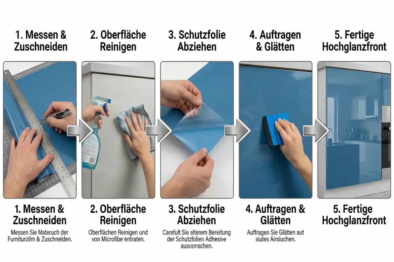 Küche Fronten Folieren Statt Neu Kaufen – Bild 2