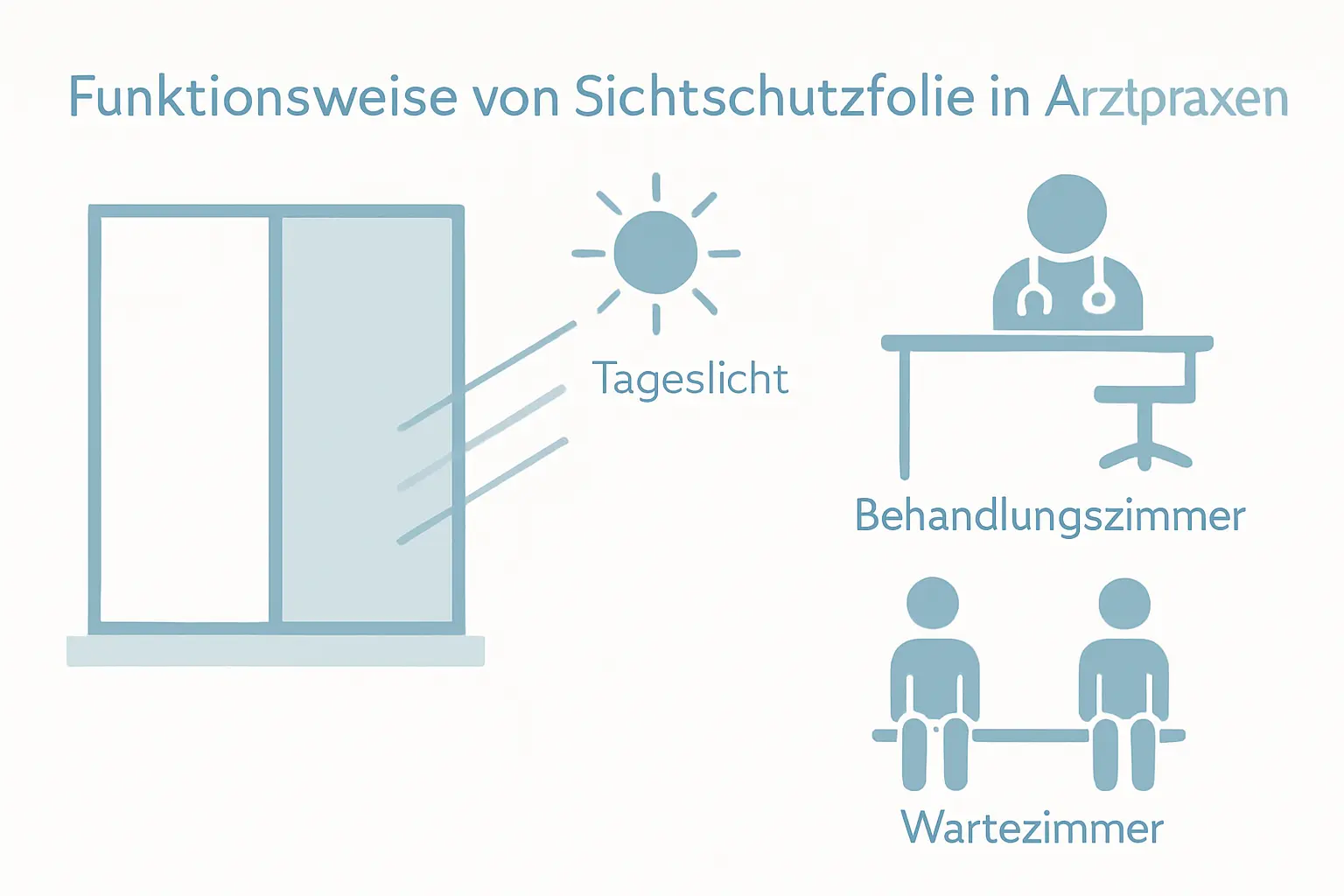 Praxisräume haben zu viel Einblick von außen – Bild 1