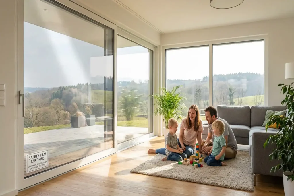 Splitterschutzfolie Fenster Beitragsbild