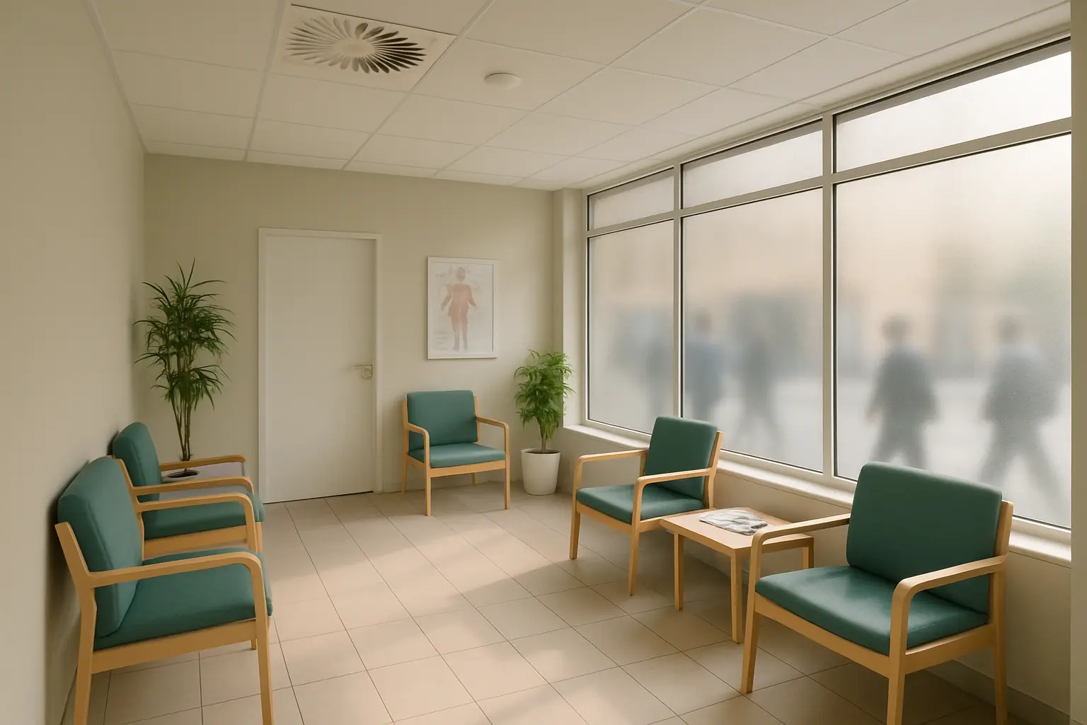 Wartezimmer zu hell und einsehbar von der Straße – Bild 2