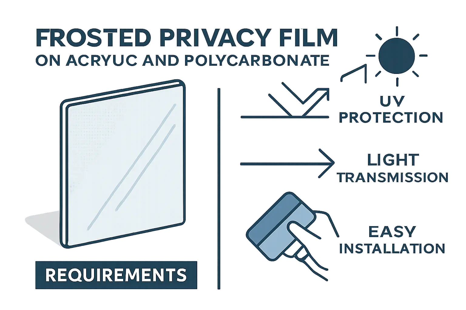 Welche Milchglasfolie kann Ich auf Kunststoffflächen oder Doppelstegplatten einsetzen? – Bild 1