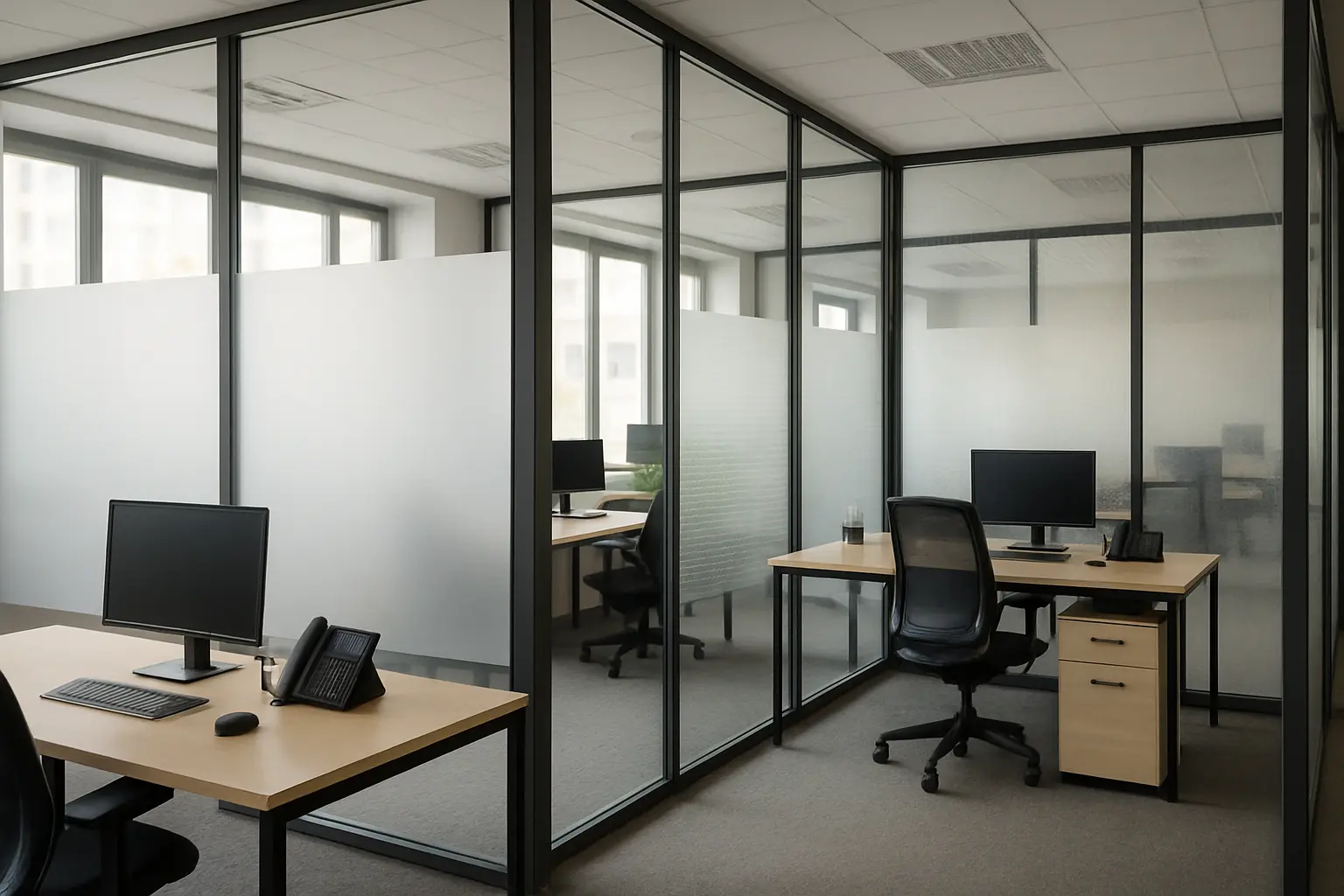 Wer liefert Fensterfolien nach Maß mit besonderem Schutz vor Einblicken am Arbeitsplatz? – Bild 2