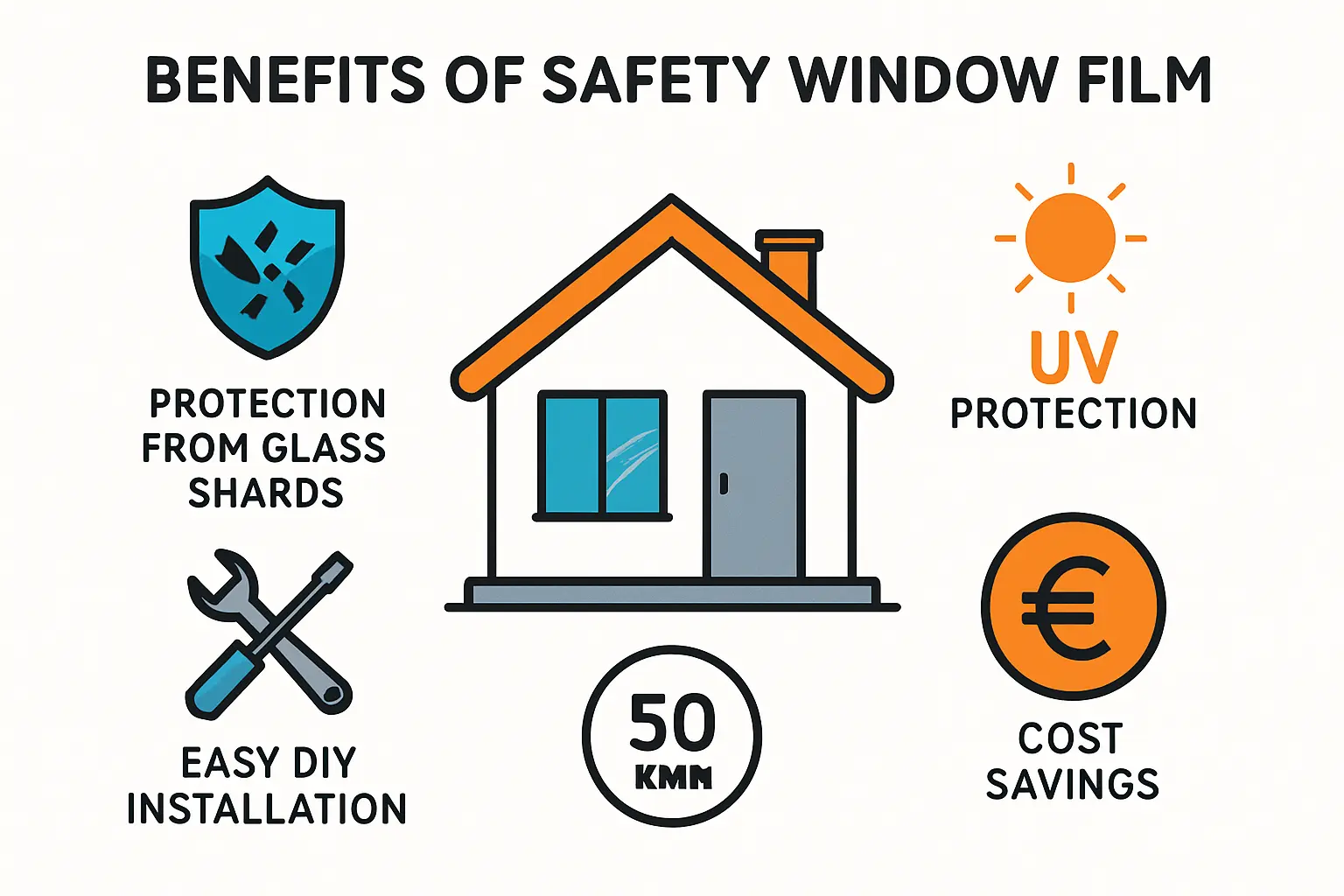 Wo bekomme ich Splitterschutzfolie für Fenster in Wohnhäusern? – Bild 1