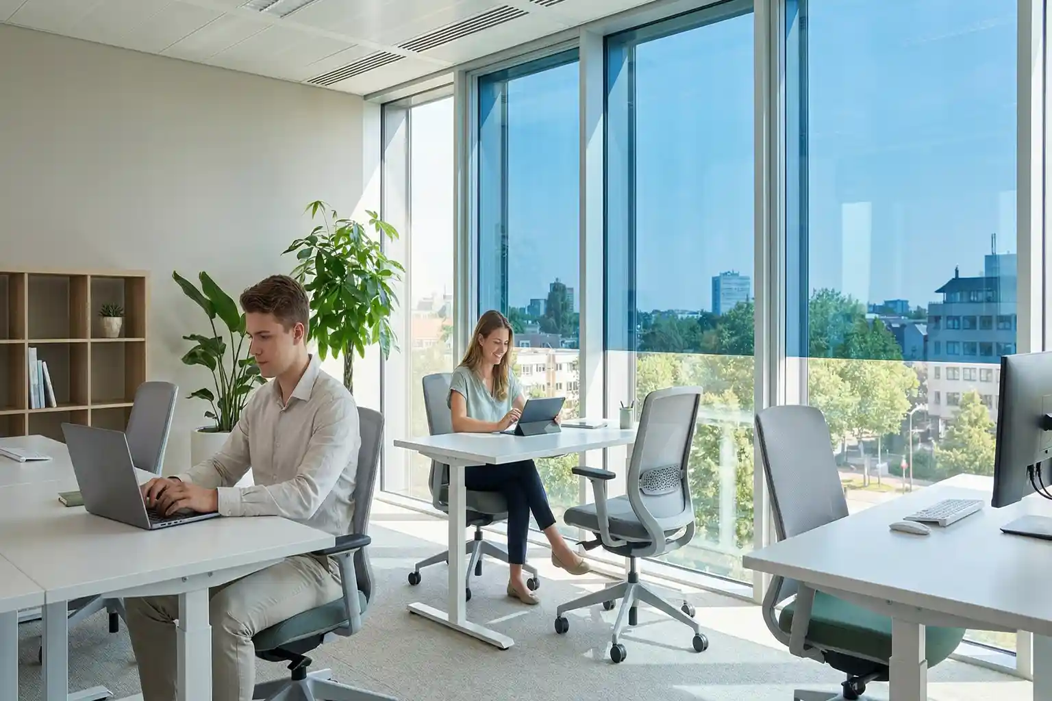 Blendung am Arbeitsplatz Durch Sonne – Bild 3