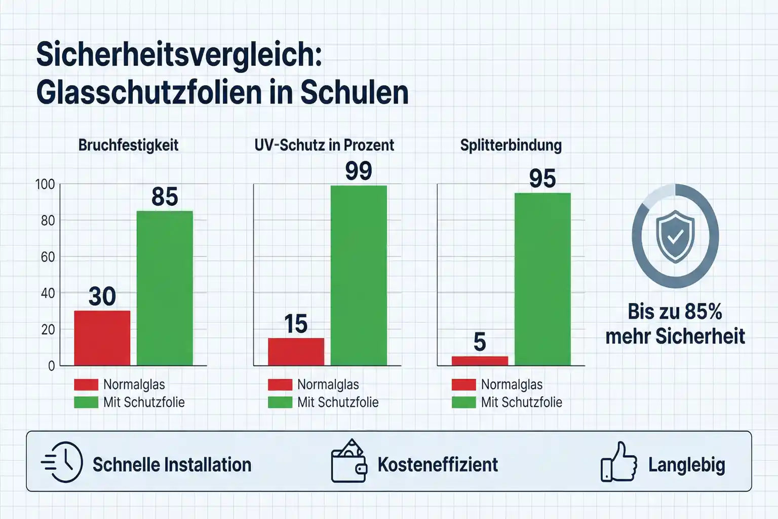 Glasschutz in Schule Nachrüsten – Bild 4