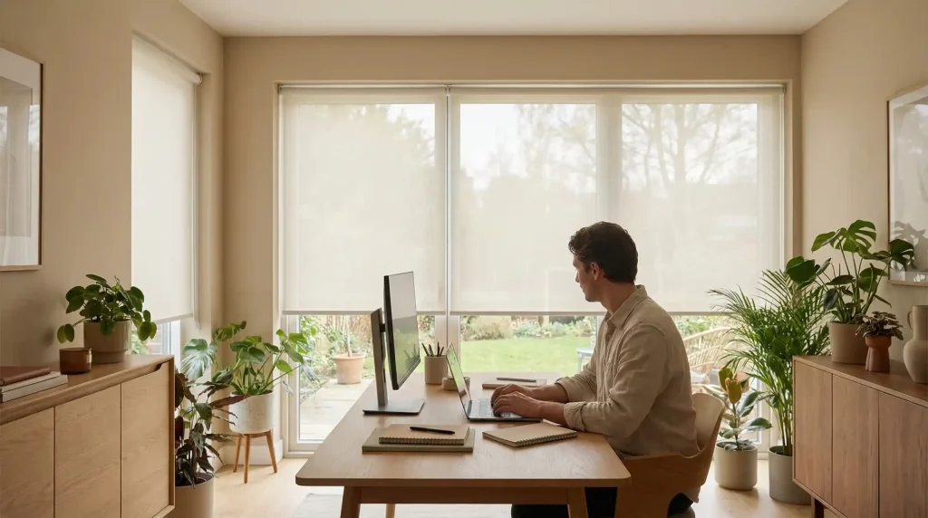 Homeoffice Blendschutz Beitragsbild