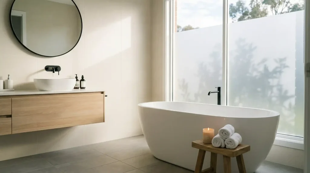 Milchglasfolie Badezimmer Beitragsbild