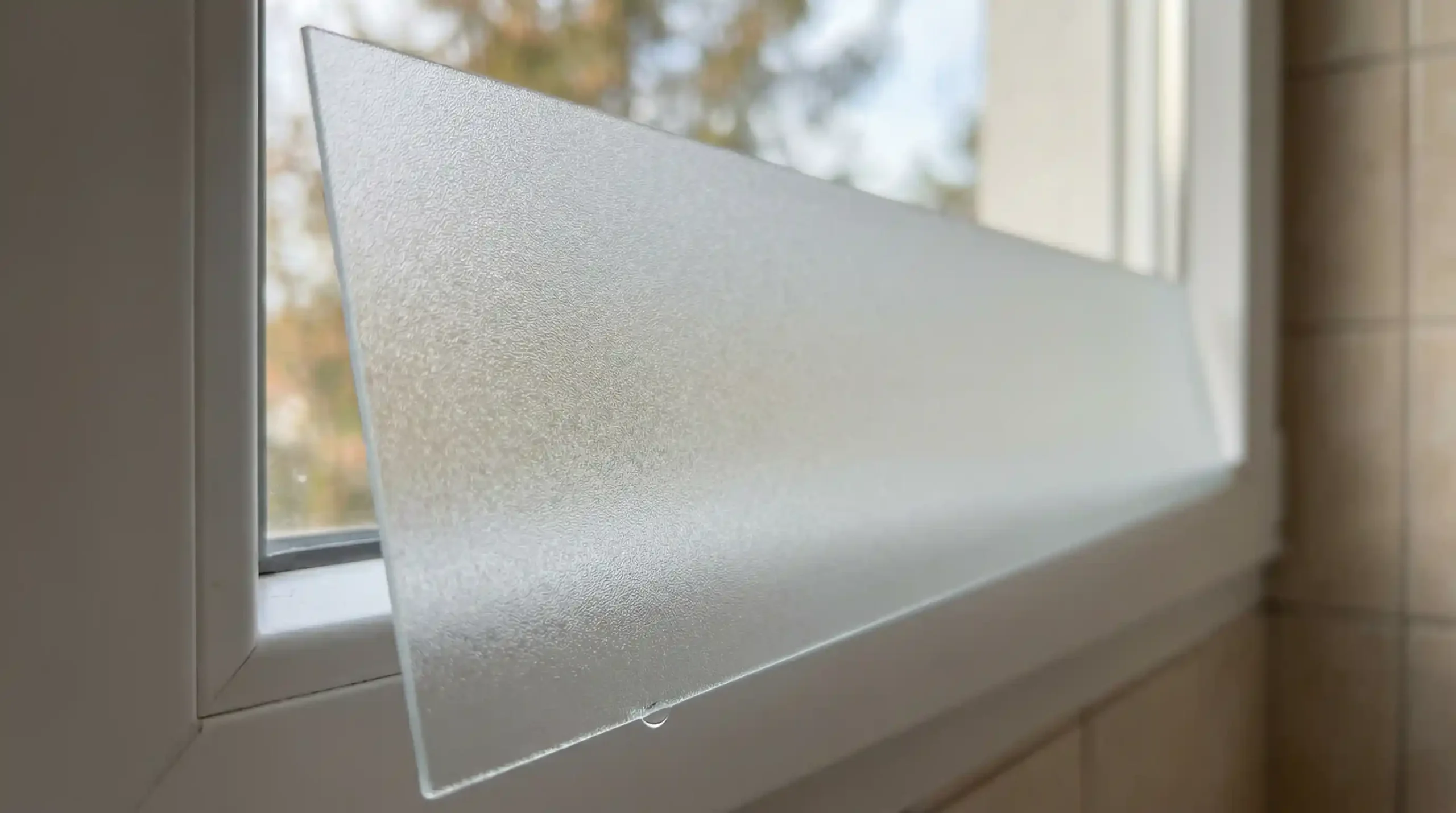 Milchglasfolie Badezimmer – Bild 4