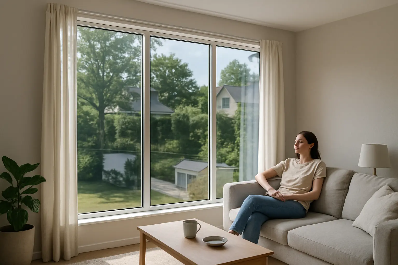 Reflektierende Folie Fenster – Bild 2