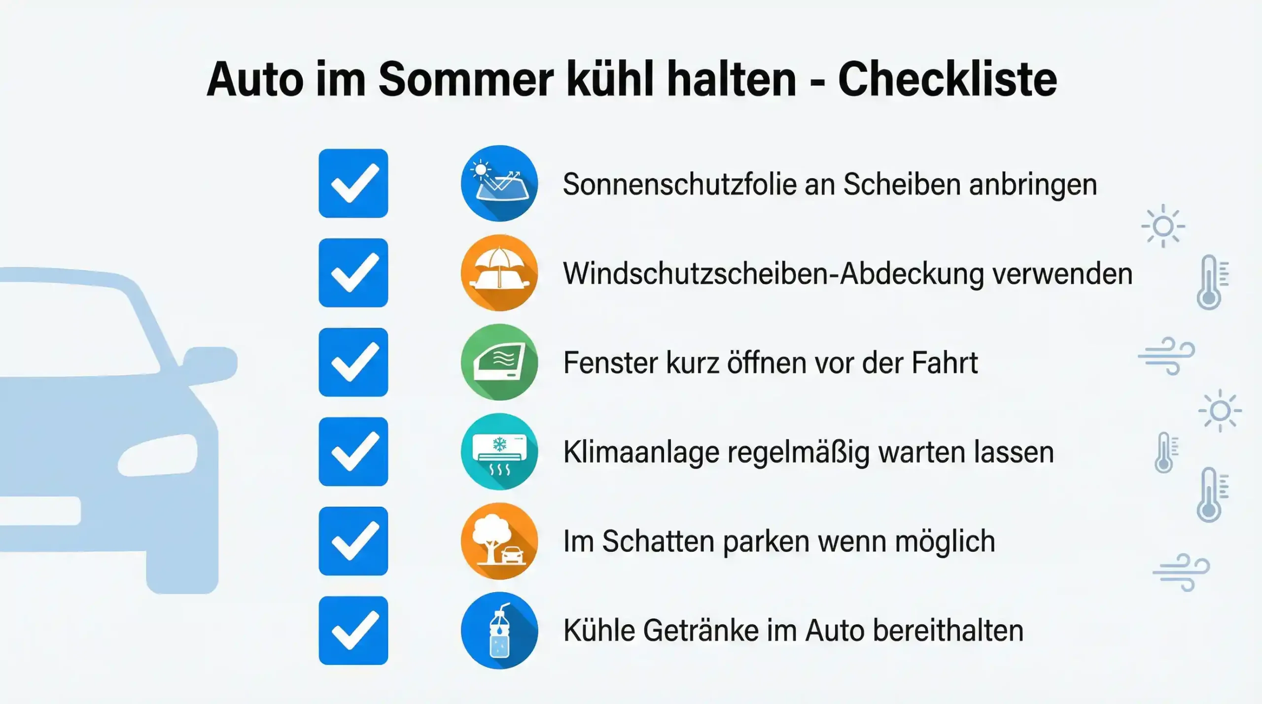 Auto im Sommer Nicht So Heiß – Bild 4