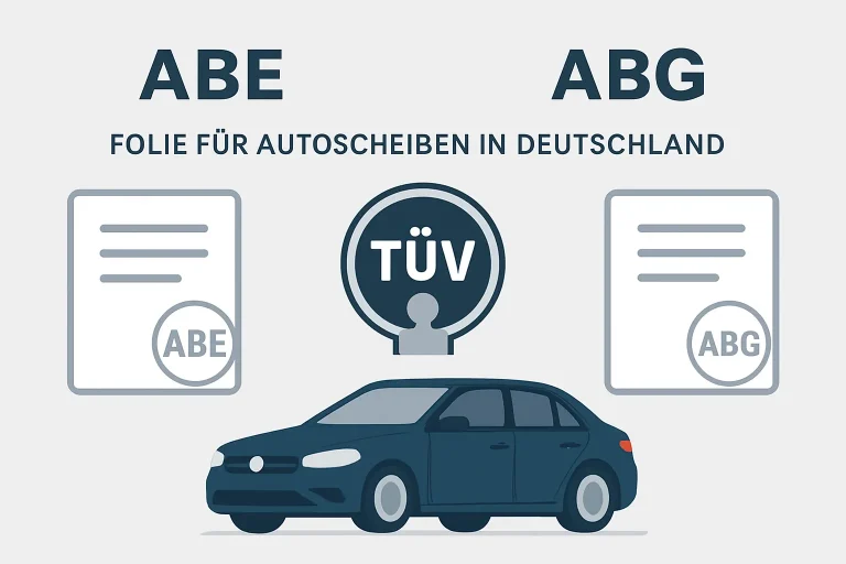 ABE oder ABG bei Autofolien