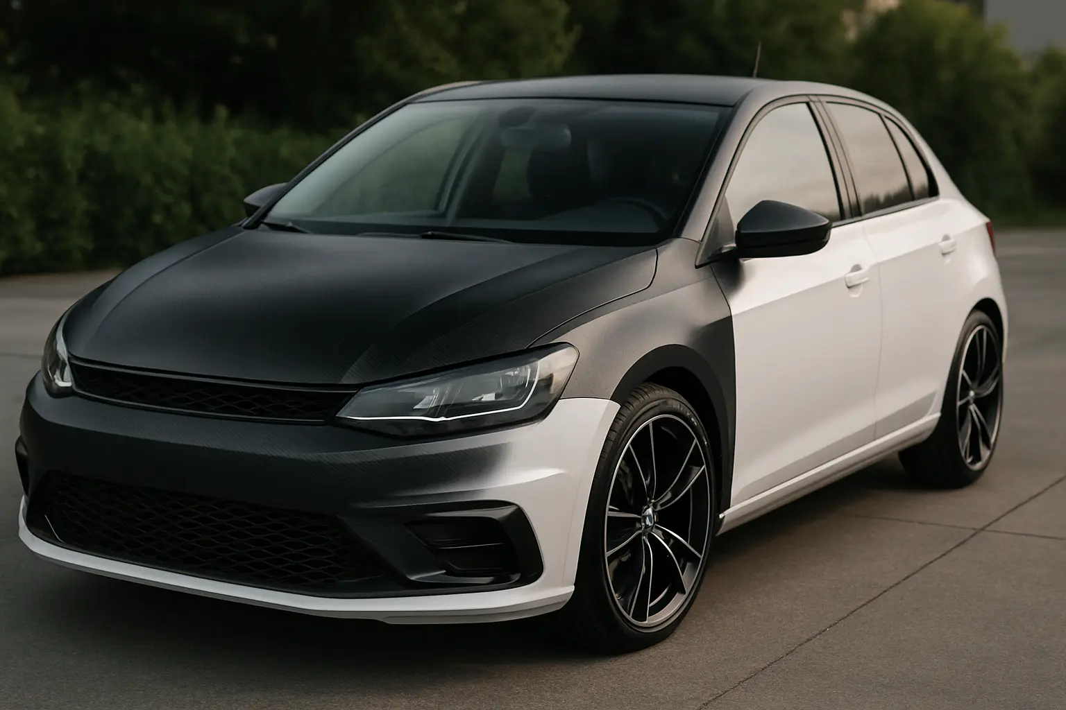 Carbon Folie Auto außen – Bild 2