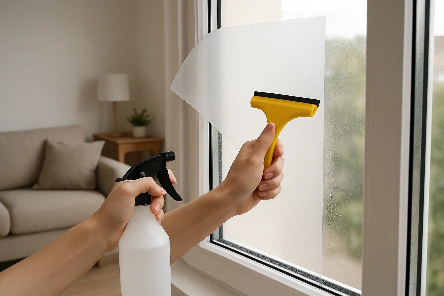 Sichtschutz Fensterfolie – Bild 2