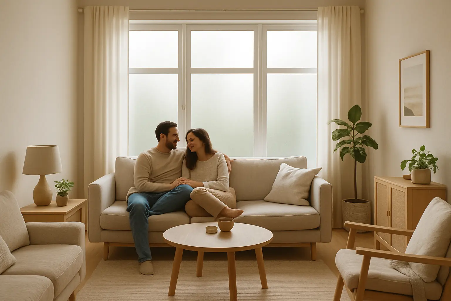 Sichtschutz Fensterfolie – Bild 3