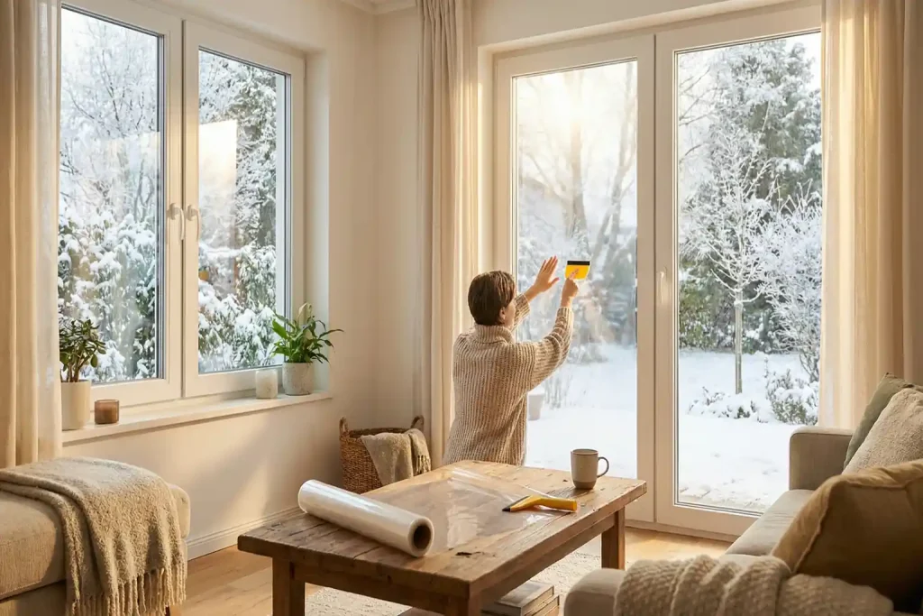 Transparente isolierfolie zur Wärmedämmung an fenstern-Beitragsbild