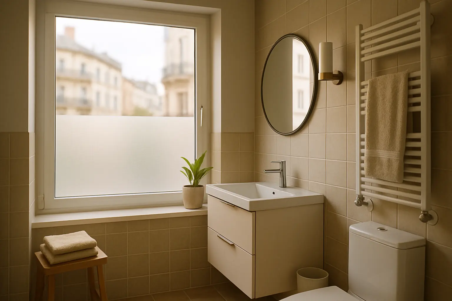 Adhäsionsfolie Sichtschutz – Bild 2