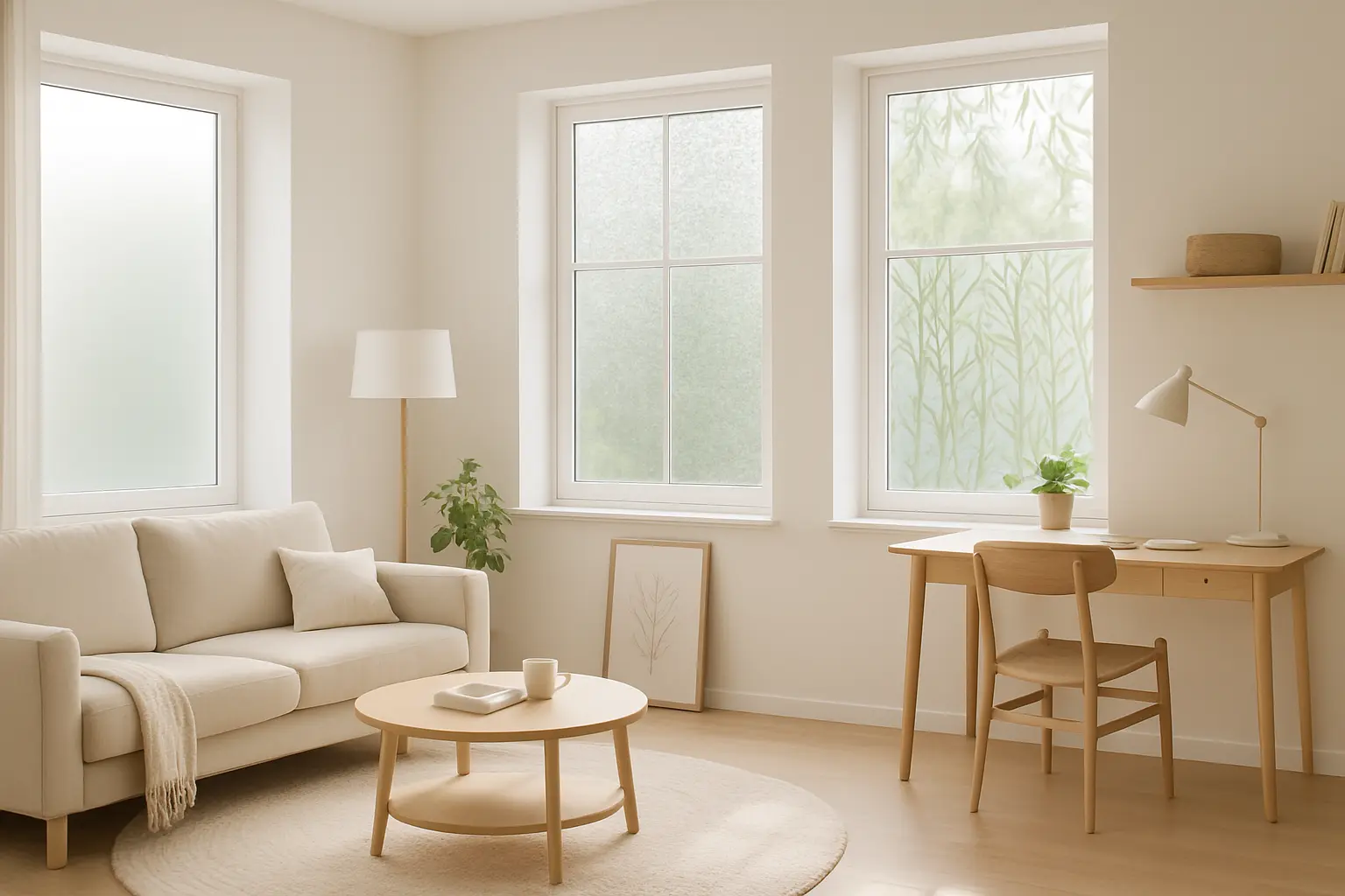 Adhäsionsfolie Sichtschutz – Bild 3