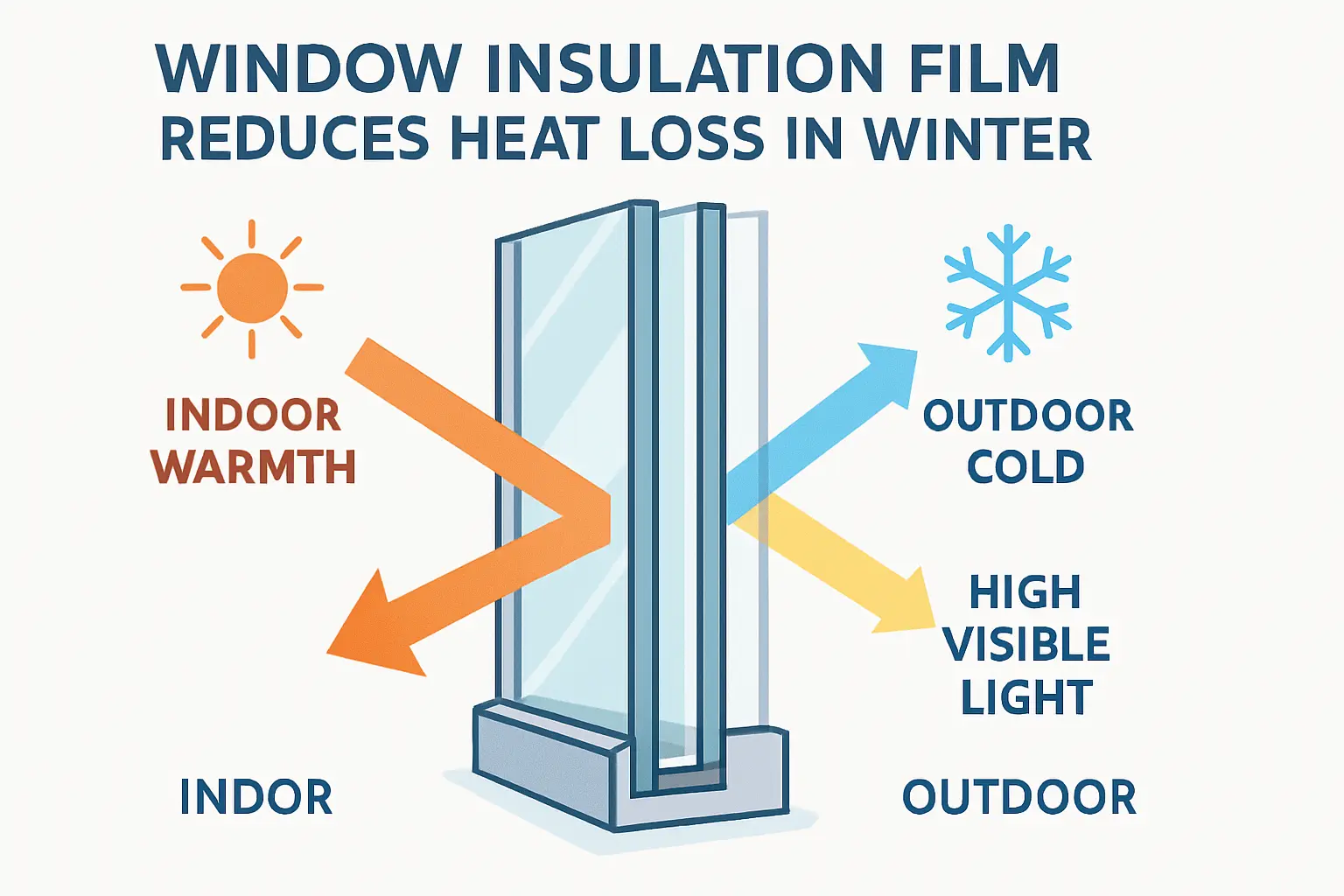 Fenster Kälteschutzfolie – Bild 1