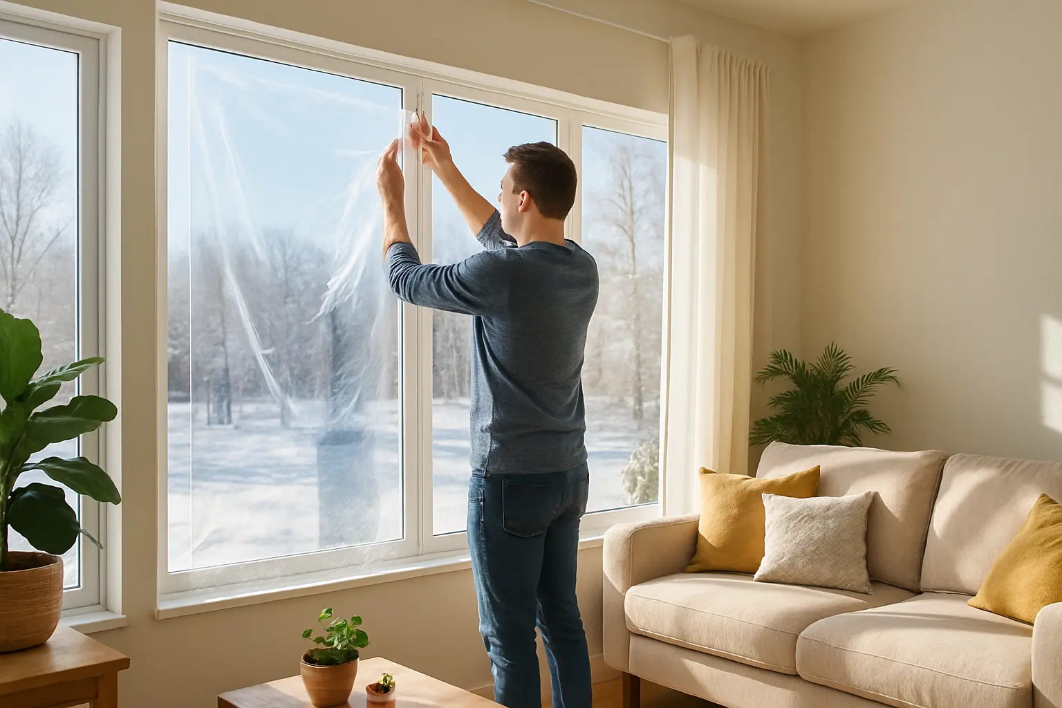 Fenster Thermofolie – Bild 2