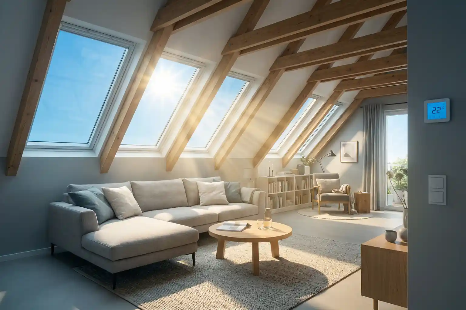 Fensterfolie gegen hitze im dachgeschoss-Beitragsbild