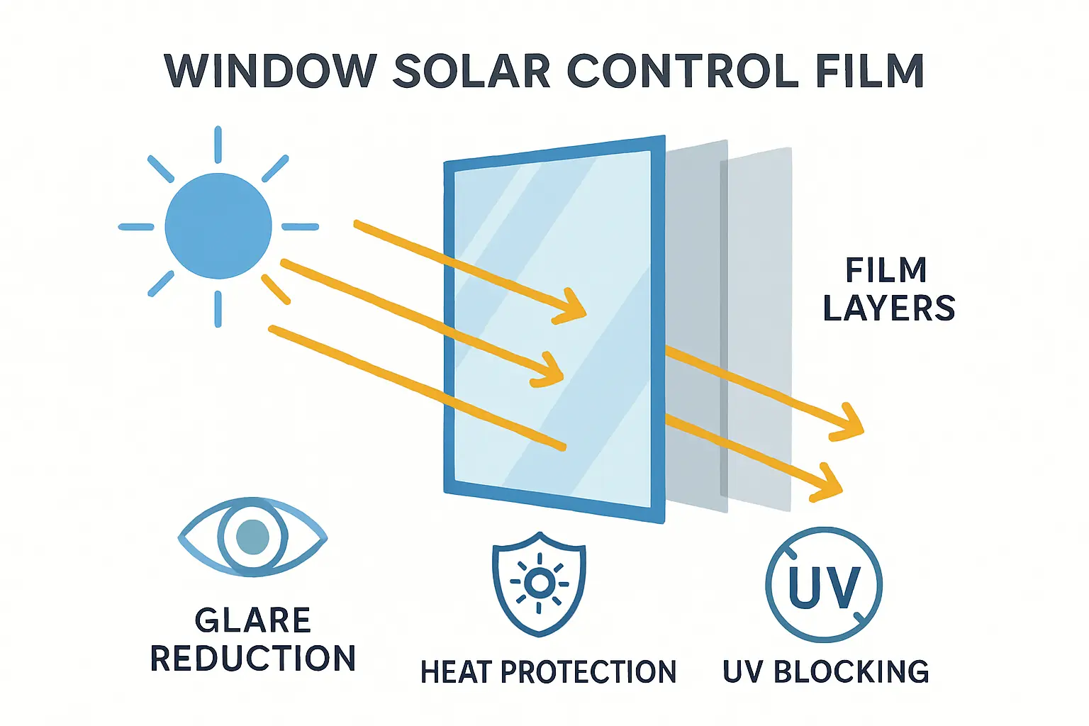 Welche Sonnenschutzfolien kann ich einsetzen wenn ich gleichzeitig Blendung reduzieren möchte? – Bild 1