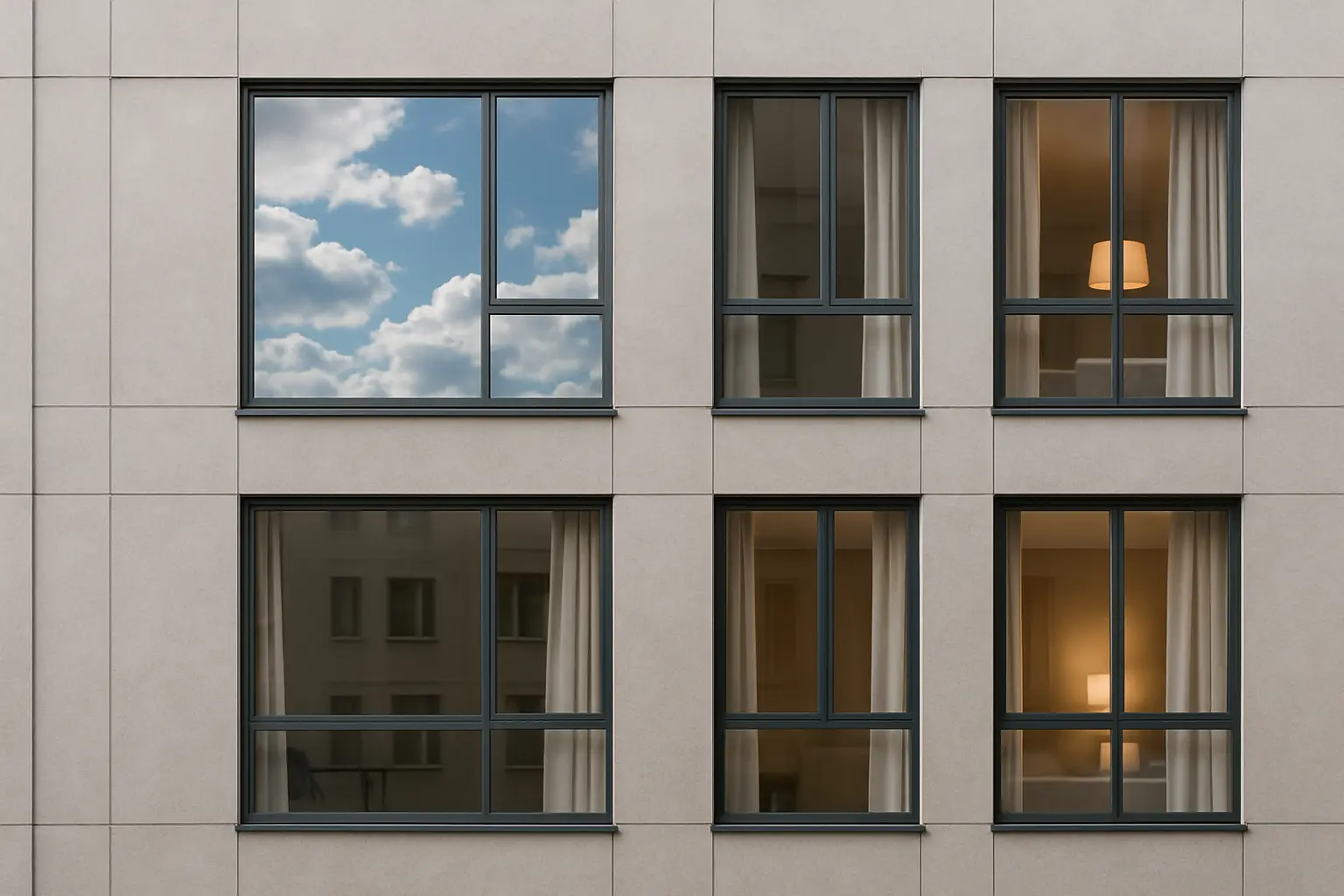 Spiegelfolie Fenster – Bild 2