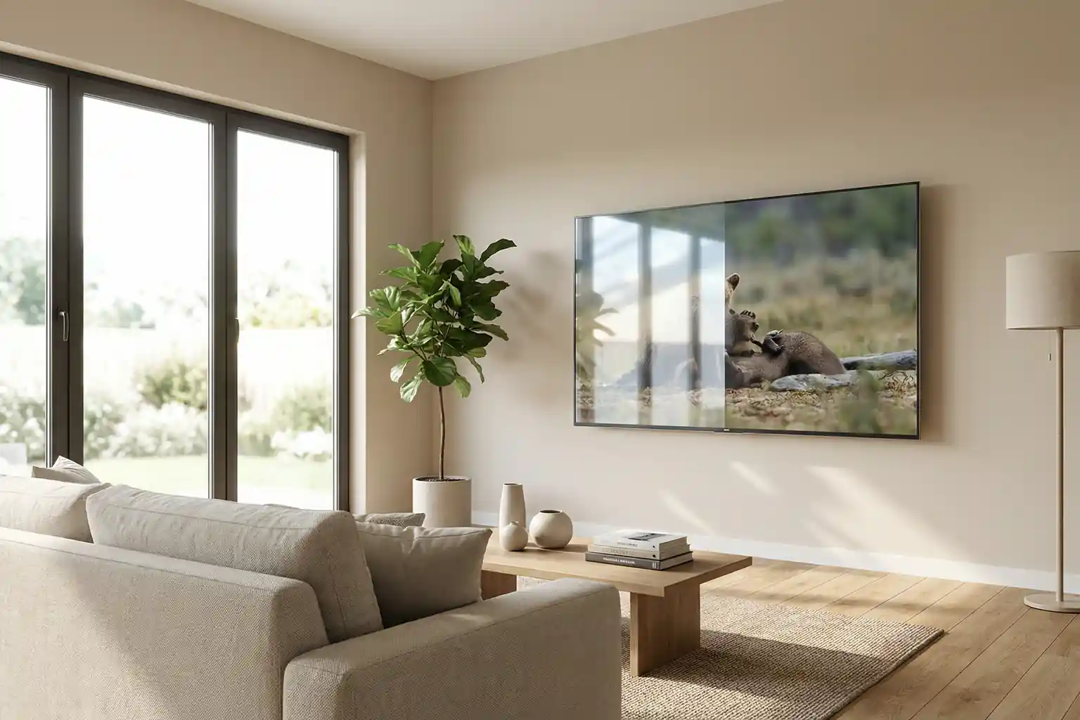 Spiegelungen auf dem Fernseher durch tageslicht-Beitragsbild