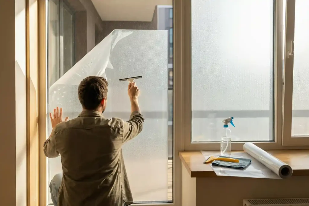 Warum hält meine Sichtschutzfolie auf dem Fenster nicht-Beitragsbild