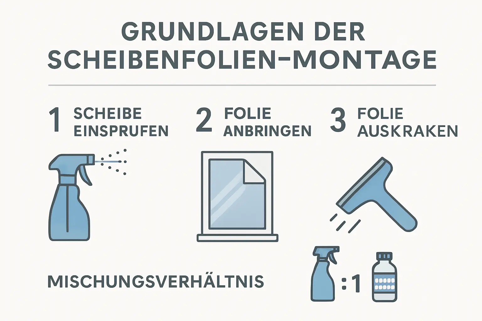 Welche Flüssigkeit für Fensterfolie – Bild 1