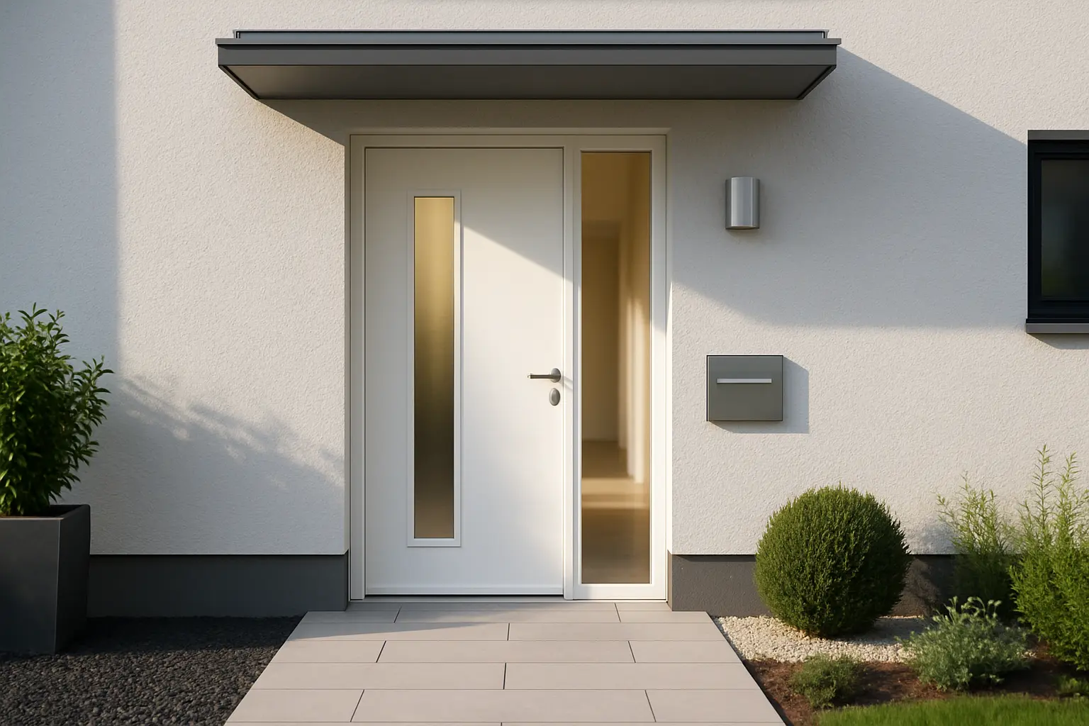 Welche Sichtschutzfolie empfiehlt sich für die Haustür mit Glaseinsatz – Bild 2