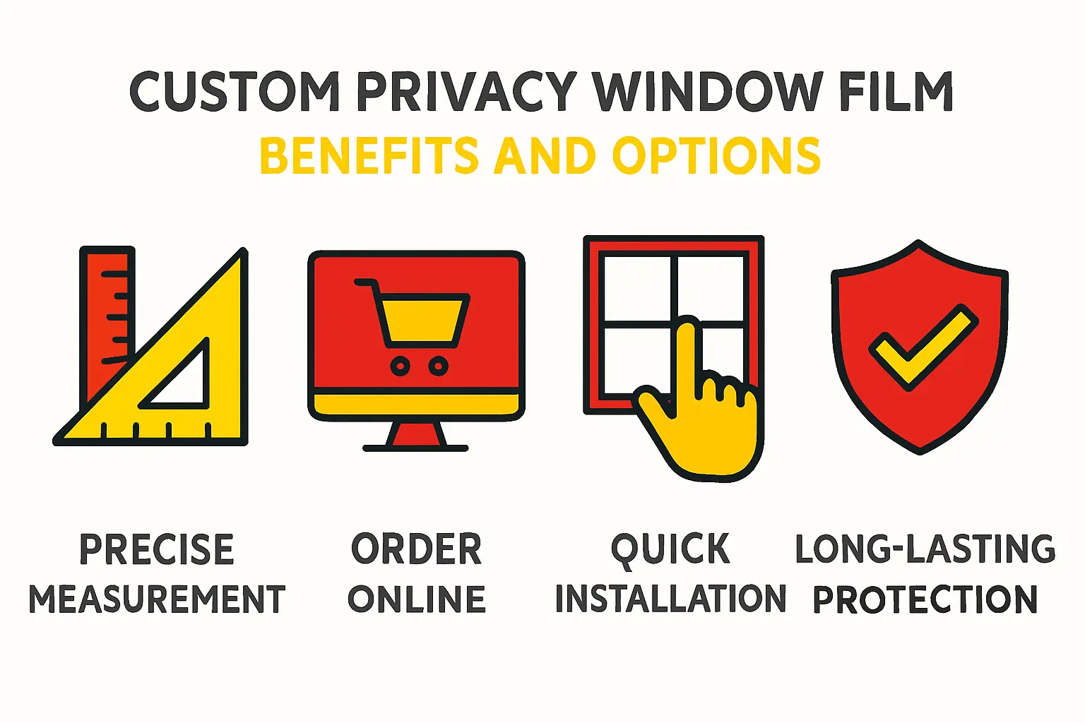 Fensterfolie Sichtschutz auf Maß – Bild 1