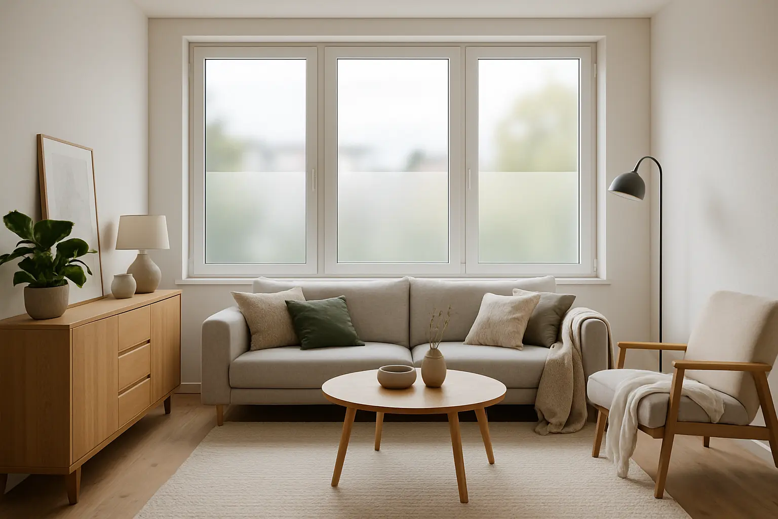 Fensterfolie Sichtschutz auf Maß – Bild 2