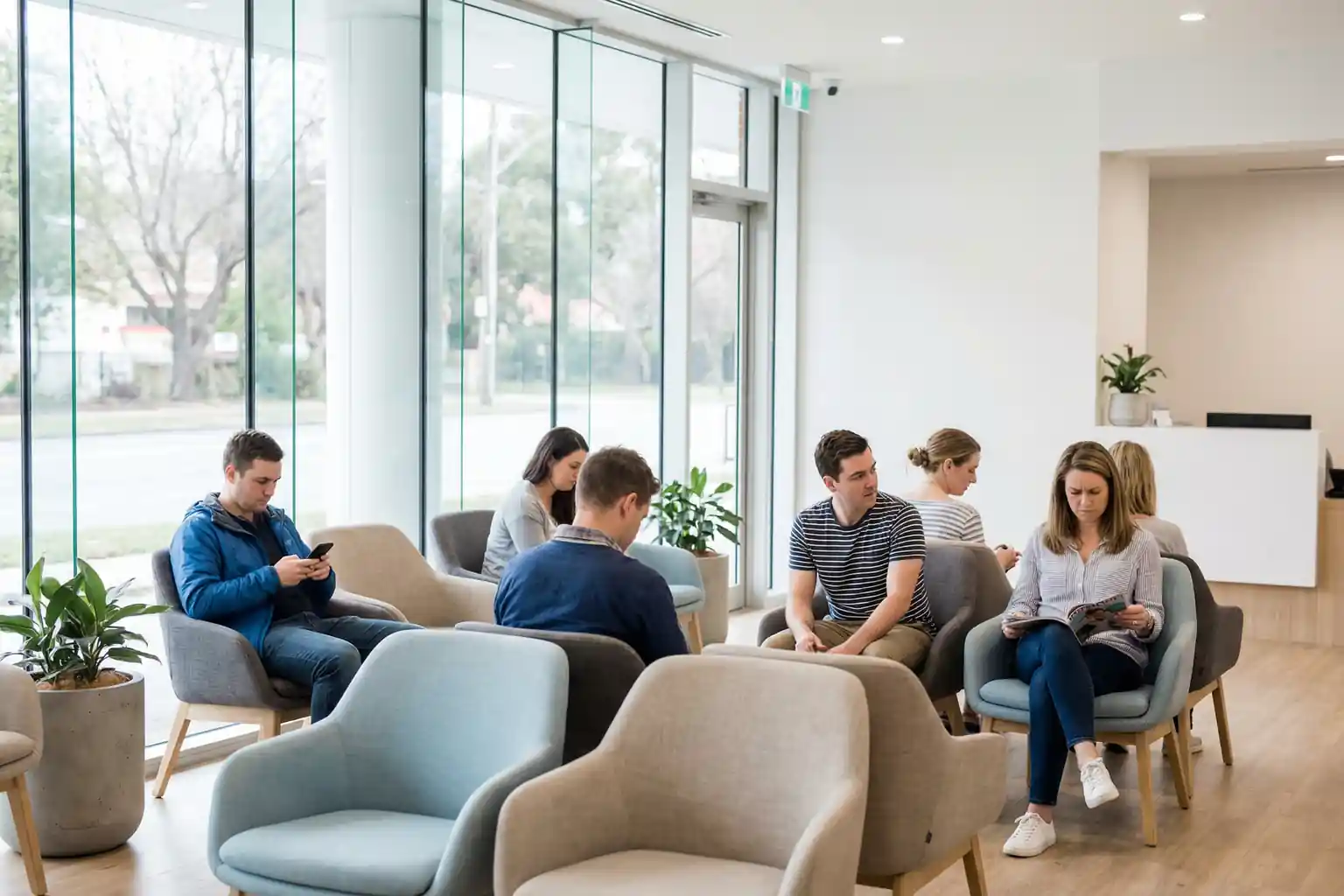 Patienten fühlen sich im wartezimmer beobachtet-Beitragsbild