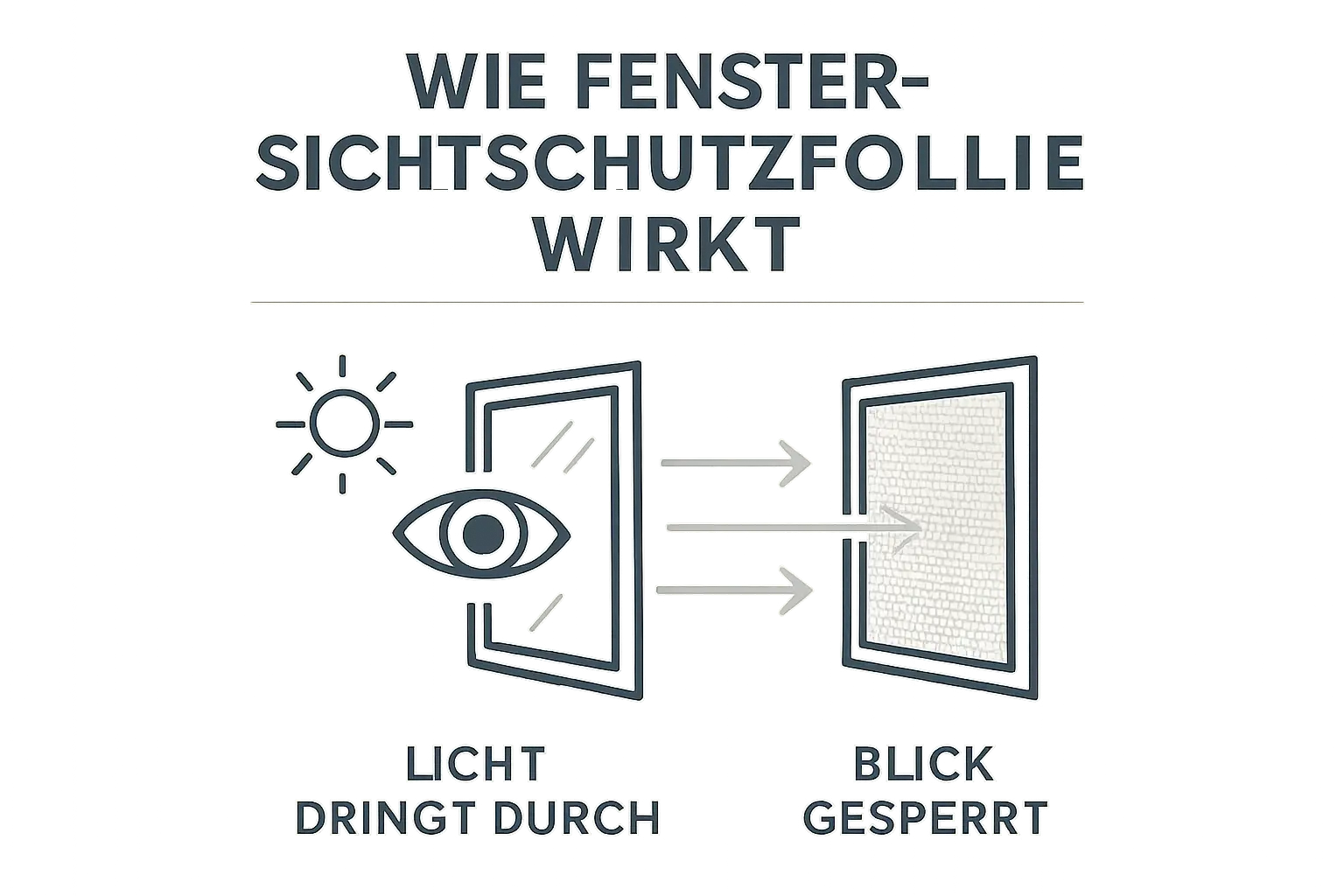 Sichtschutzfolie Fenster – Bild 1