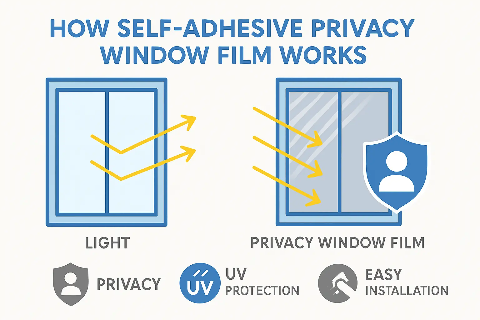 Sichtschutzfolie selbstklebend – Bild 1