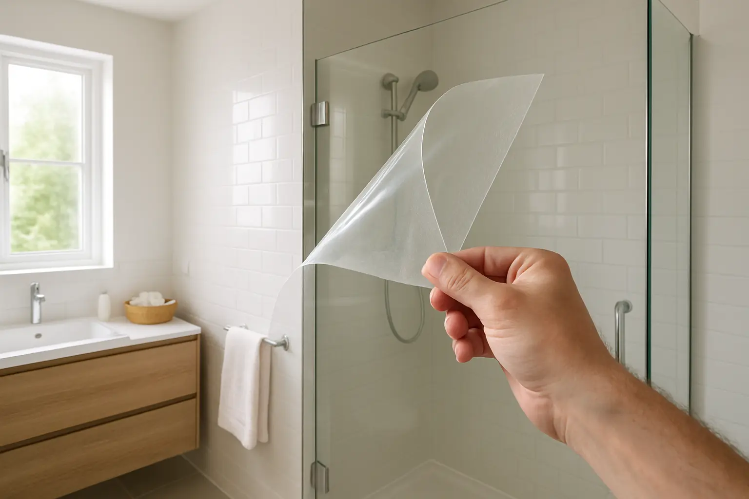 Welche Splitterschutzfolien sind für Badezimmer und Duschabtrennungen aus Glas geeignet – Bild 2