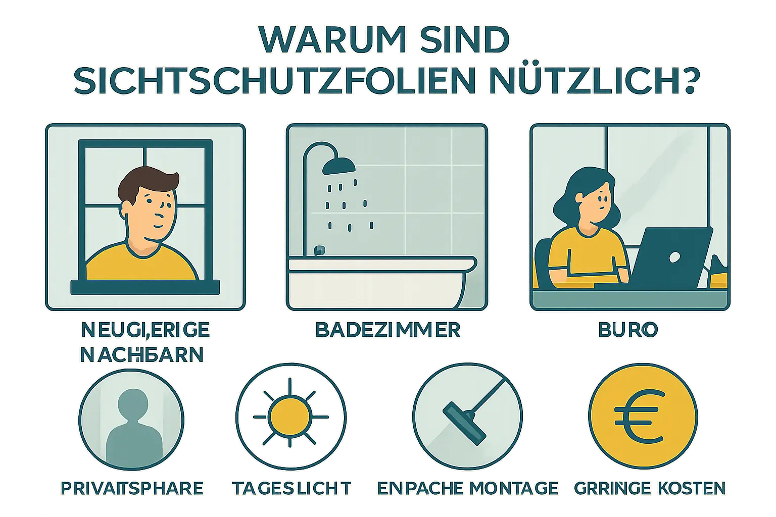 Fenster Sichtschutzfolie – Bild 1