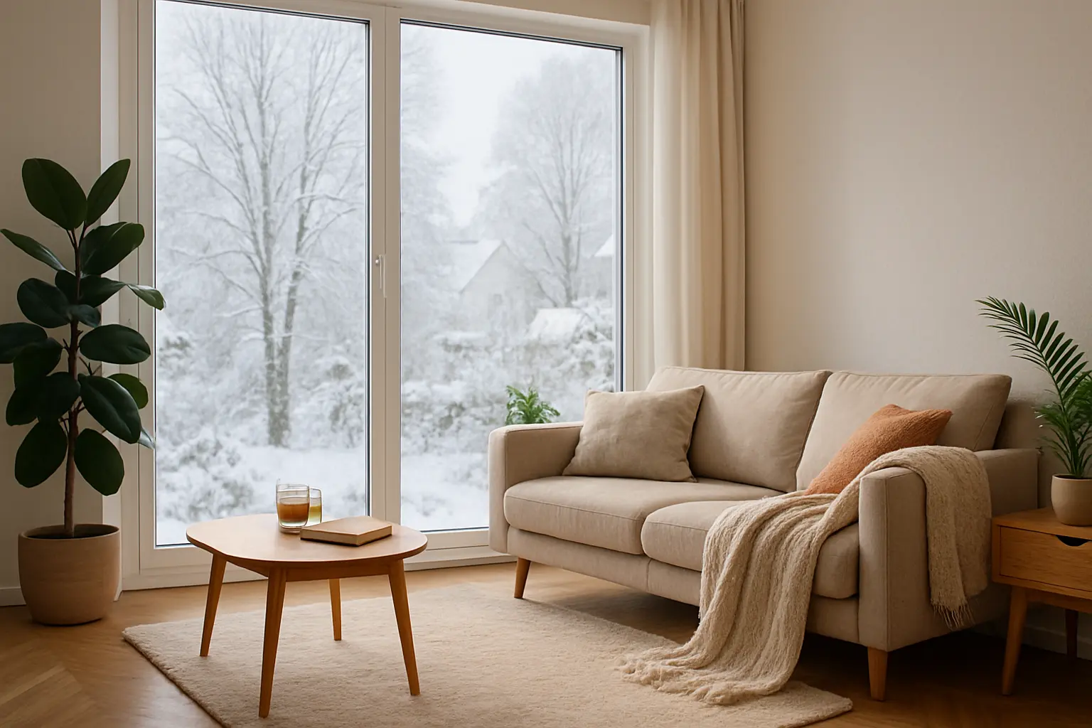 Kälteschutzfolie Fenster Winter – Bild 2
