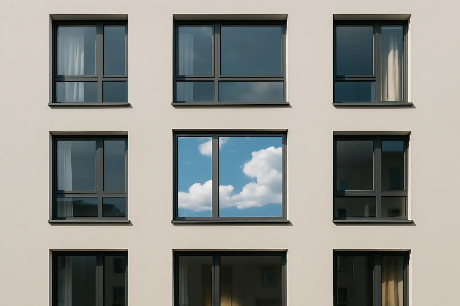 Spiegelfolie Sichtschutz – Bild 2