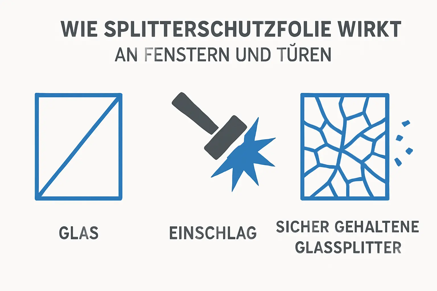 Splitterschutzfolie – Bild 1