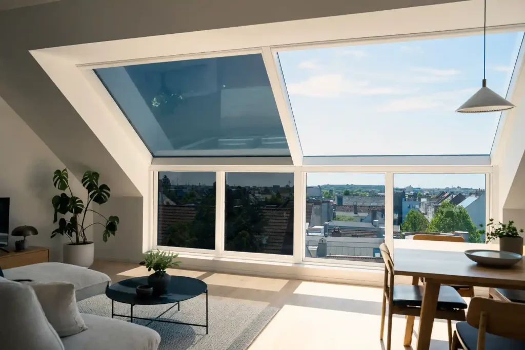 Welche Sonnenschutzfolien helfen am effektivsten gegen sommerhitze in einer Dachgeschosswohnung-Beitragsbild