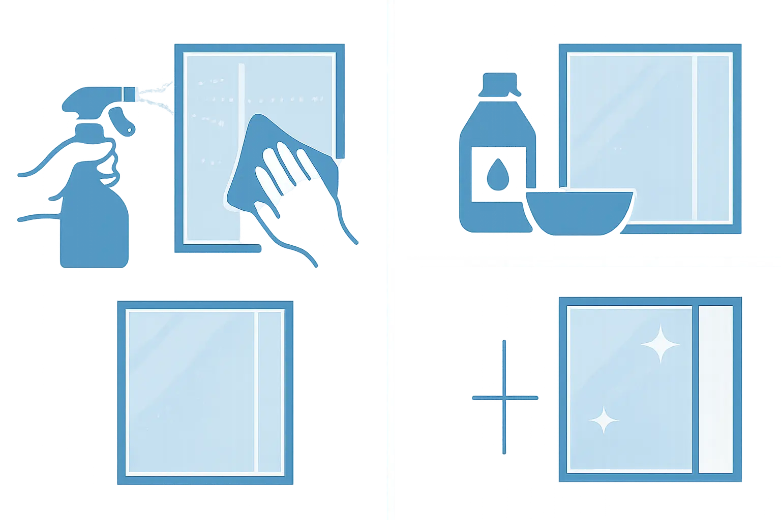 Wie putzt man Fenster mit Fensterfolie – Bild 1
