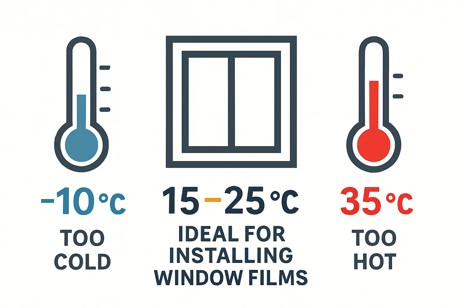 Bei welcher Temperatur sollte man Fensterfolie anbringen â Bild 1